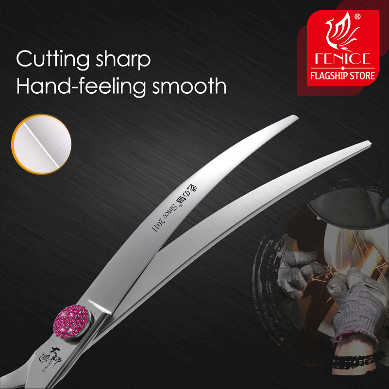 Fenice Pink Diamond Screw Pet  - огляд і ціна Grooming Scissors