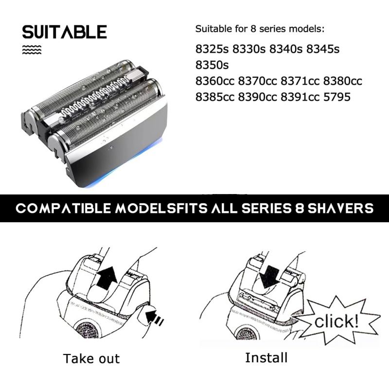 83M Shaver Razor Replacement H - огляд і ціна Electric Razor