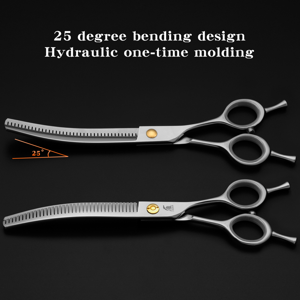 Refinement Curved Teeth Scisso - огляд і ціна Grooming Scissors
