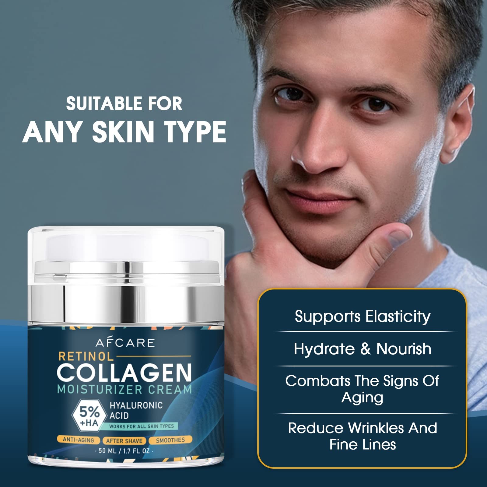 Anti Aging Moisturizer Cream R - огляд і ціна Shaving Cream