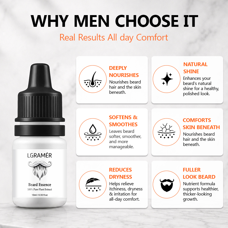 Men's Beard Growth Serum Nouri - огляд і ціна Beard Oil