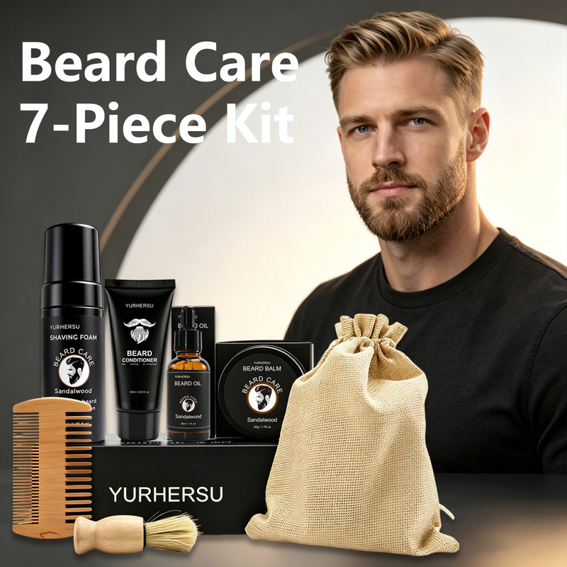 Beard Grooming Kit 7 Pcs Beard - огляд і ціна Grooming Kit
