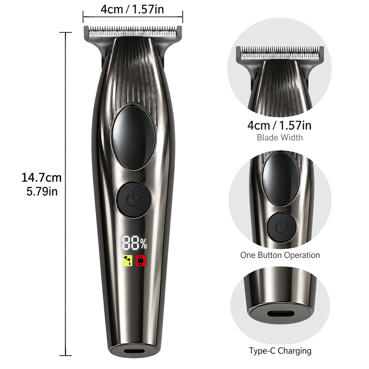 High-End Electric Hair Clipper - огляд і ціна Grooming Kit