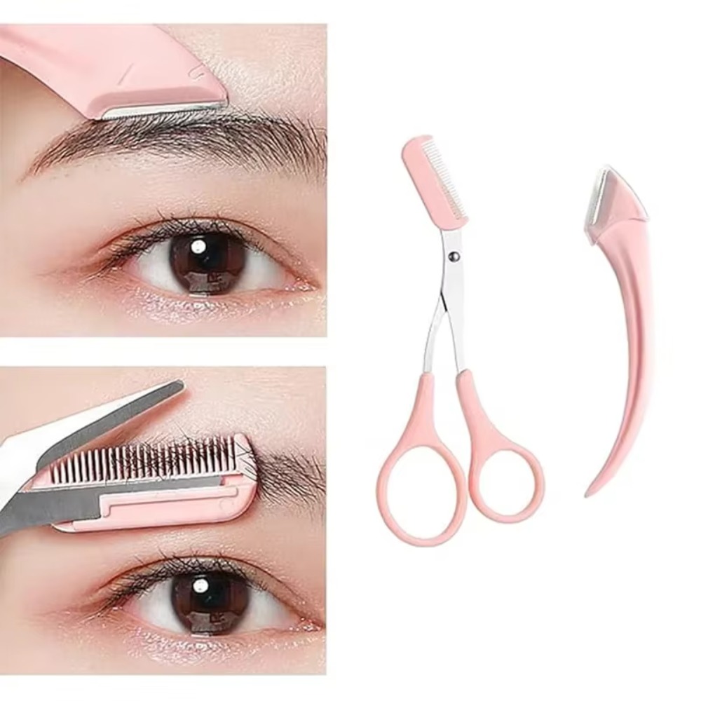 Eyebrow Trimmer Set Curved Raz - огляд і ціна Mens Grooming Travel Kit